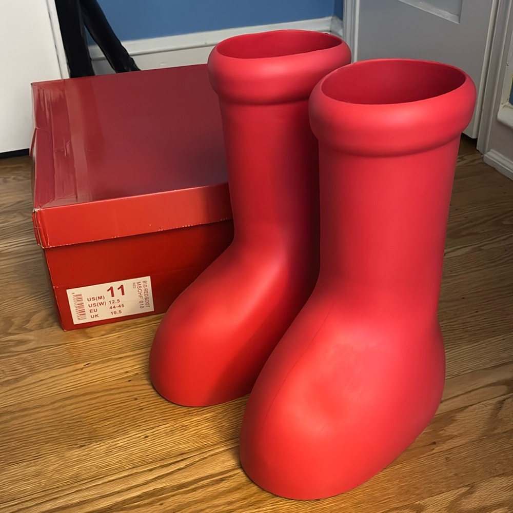 MSCHF BIG RED BOOTS